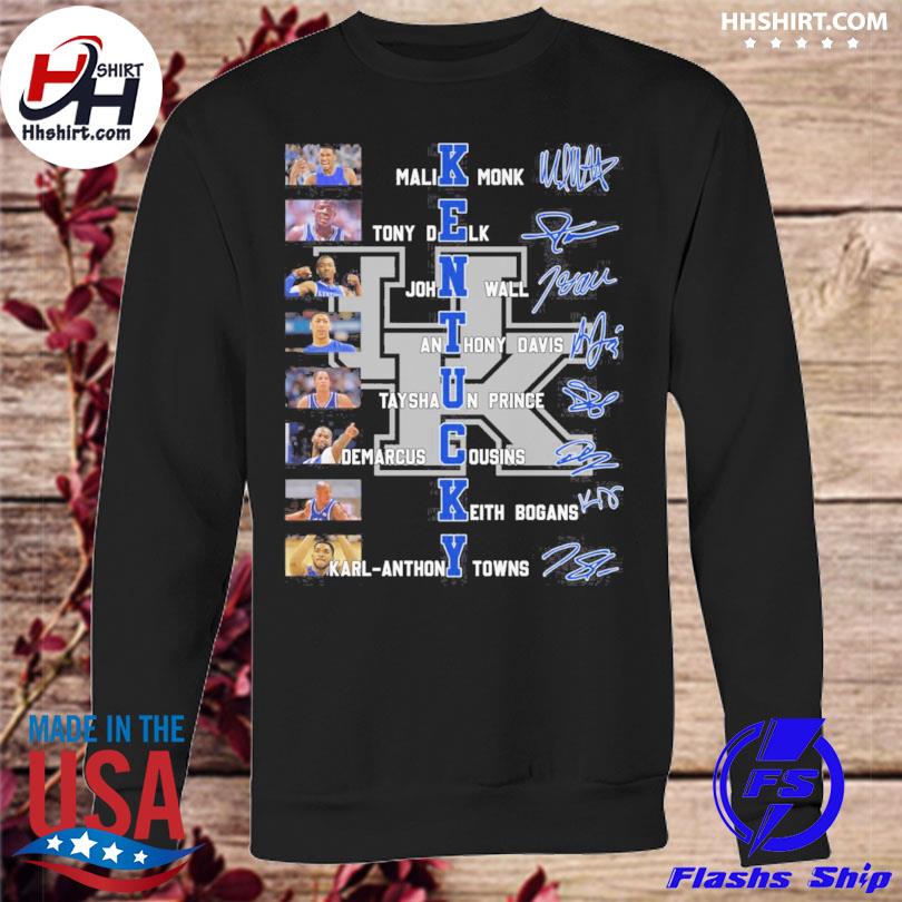 Kentucky Wildcats men's basketball 2023 all team player signatures s sweatshirt