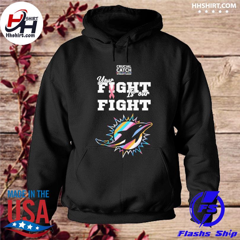 Denver Broncos crucial catch intercept cancer your fight is our fight shirt