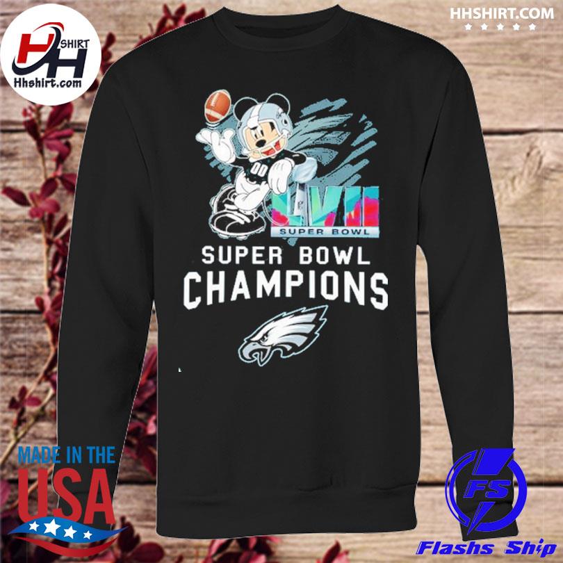 The Philadelphia Eagles Mickey Mouse 2023 Super Bowl LVII Champions shirt,  hoodie, sweater and long sleeve