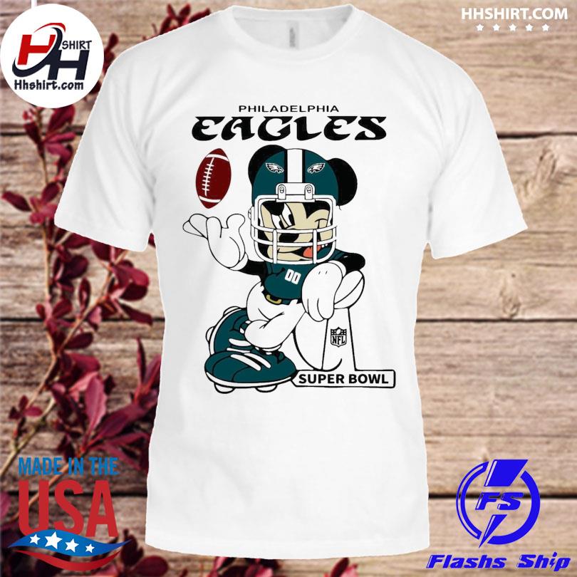 Nfl philadelphia eagles mickey mouse friends super bowl shirt, hoodie,  sweater, long sleeve and tank top