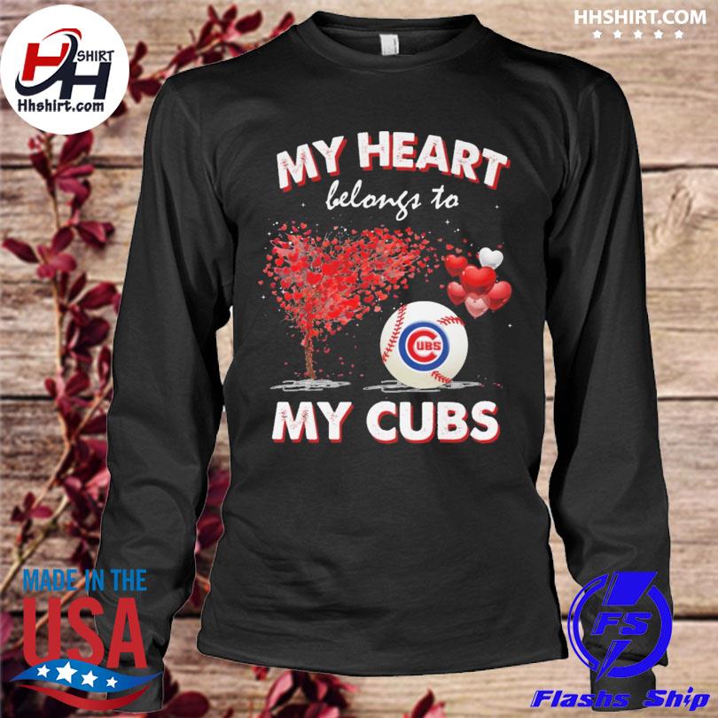 I Am A Cubsaholic Heart Chicago Cubs T-Shirt - TeeNavi
