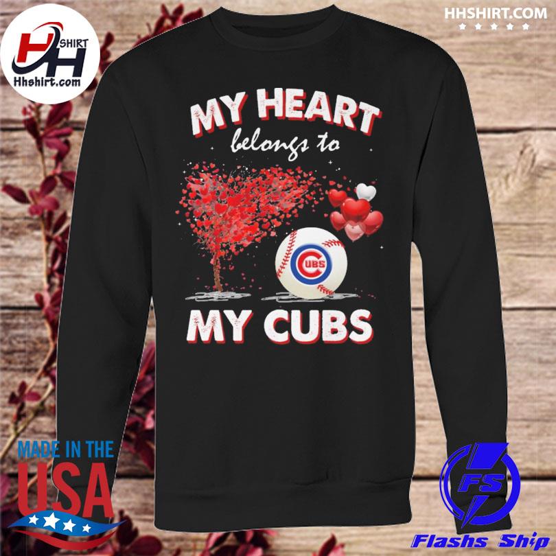 Mickey Mouse Hug Heart Chicago Cubs Logo Shirt, hoodie, sweater