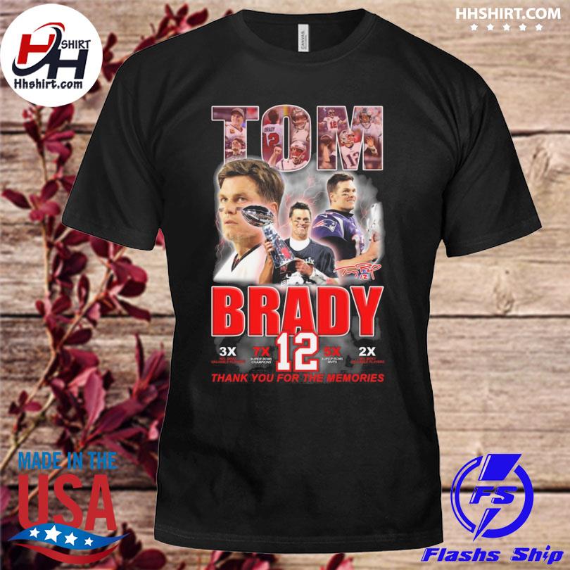 Official Tom Brady 2000 2023 Tampa Bay and New England Football 7x Super  Bowl signature shirt, hoodie, sweater, long sleeve and tank top