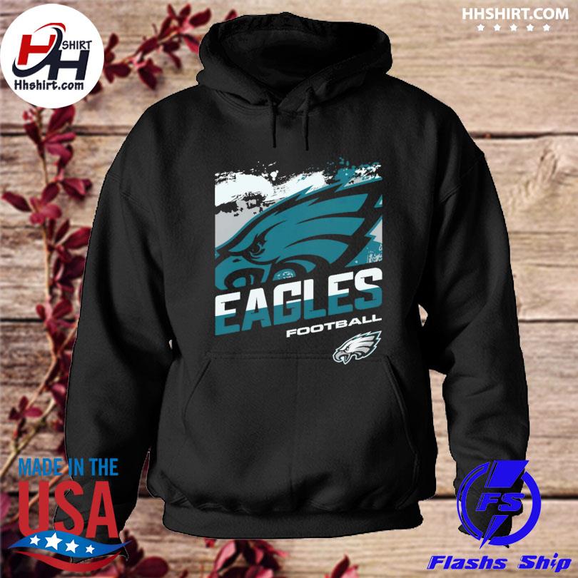 NFL Team Apparel Youth Philadelphia Eagles Rowdy Black T-Shirt, hoodie,  sweater, long sleeve and tank top