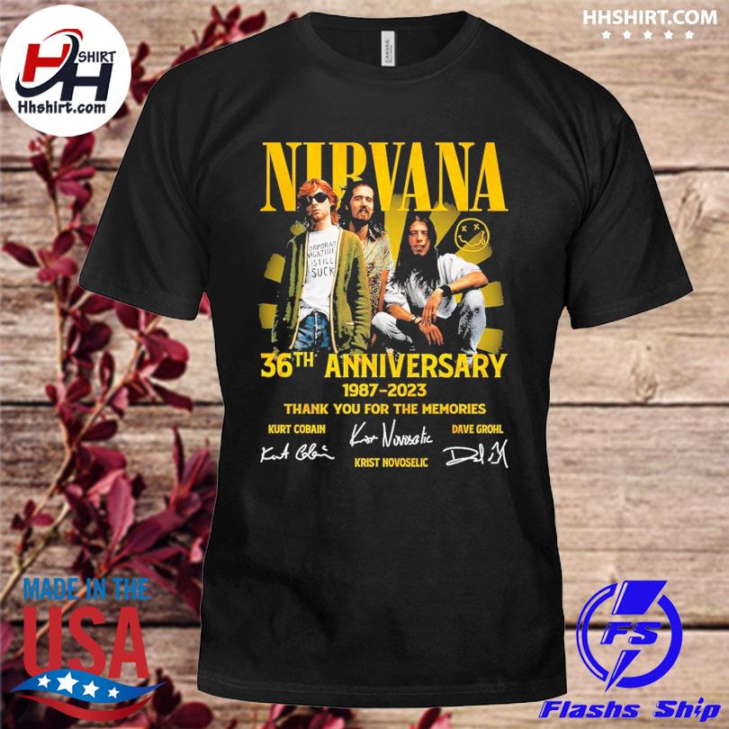 Nirvana 36th anniversary 1987-2023 thank you for the memories