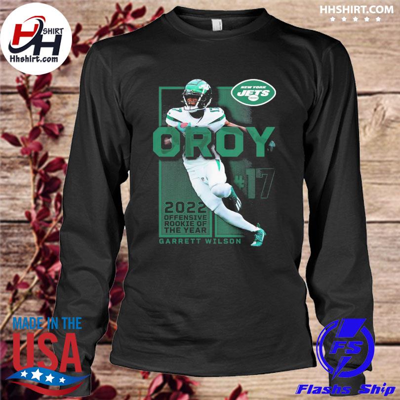 Garrett Wilson 17 New York Jets football retro Shirt, hoodie, sweater, long  sleeve and tank top