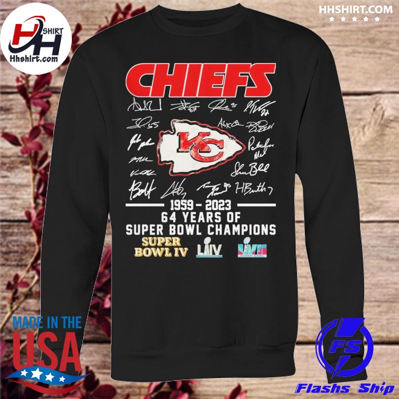 Super Bowl Champions Shirt, Kansas City Chiefs Signatures Tee