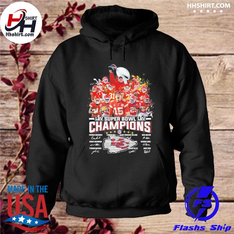 Official kansas city chiefs super bowl champions signatures 2023 shirt,  hoodie, sweater, long sleeve and tank top