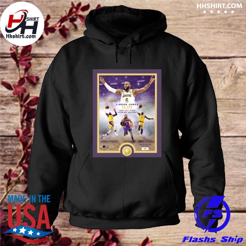 LeBron James Los Angeles Lakers NBA All-Time L 6 logo shirt, hoodie,  sweater, long sleeve and tank top