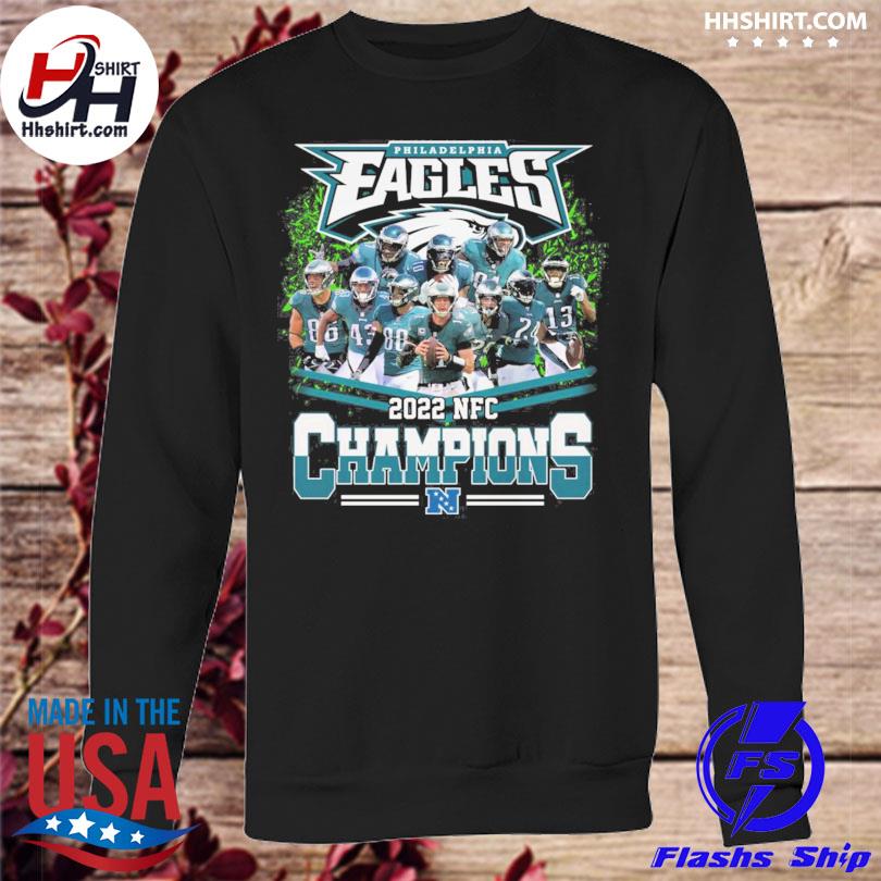 2022-2023 nfc champions philadelphia eagles team shirt, hoodie