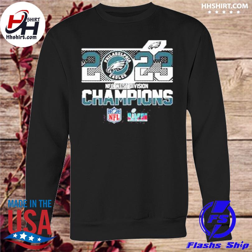 Philadelphia eagles 2023 nfc west division champions super bowl lvii shirt,  hoodie, sweater, long sleeve and tank top