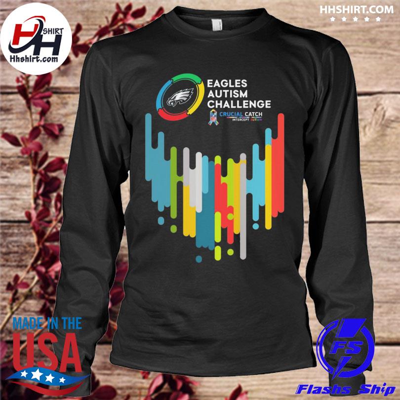 Philadelphia Eagles crucial catch intercept autism 2023 shirt, hoodie,  longsleeve tee, sweater