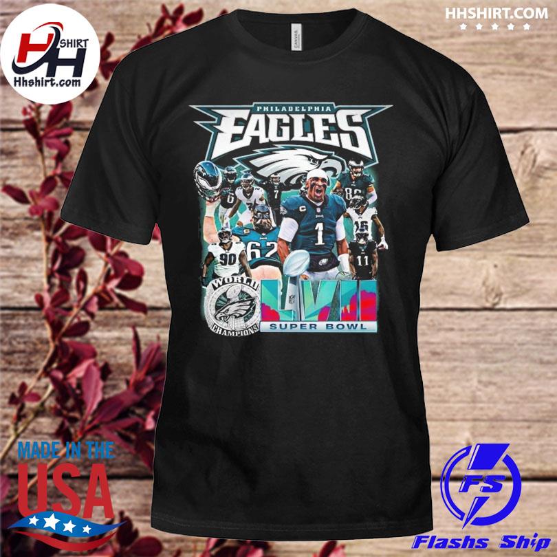 Philadelphia Eagles Super Bowl LVII 2022 2023 Champions T-Shirt