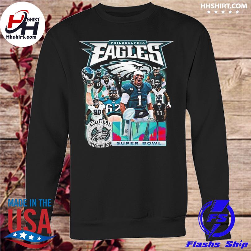 Philadelphia eagles super bowl lvii 2023 team champions shirt, hoodie,  sweater, long sleeve and tank top