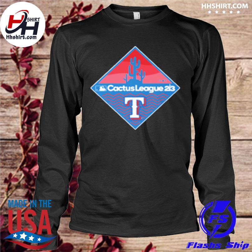 Texas Rangers Royal 2023 MLB Spring Training Diamond T-Shirt