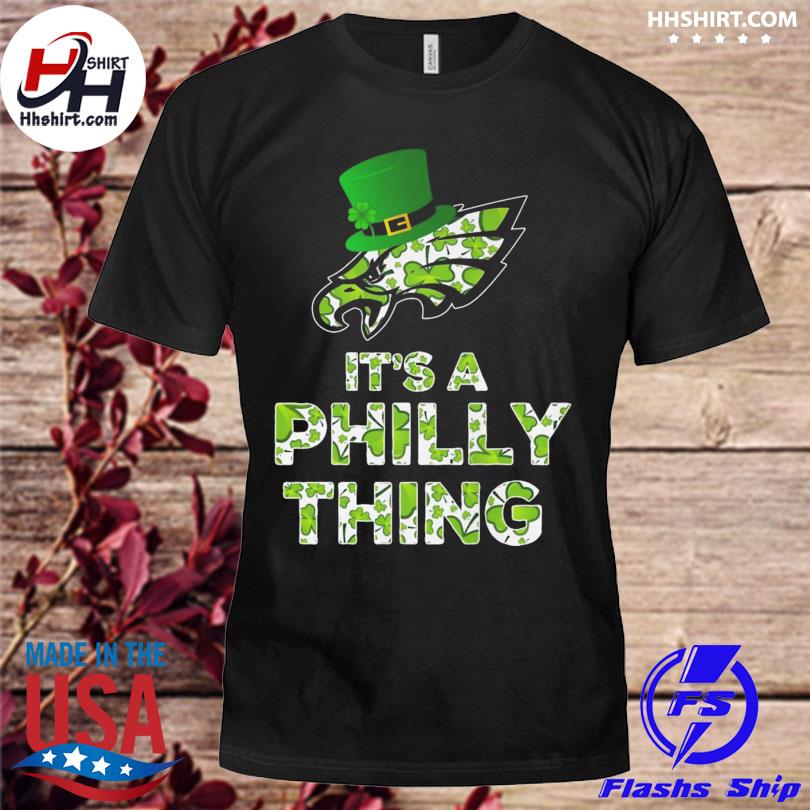 Philadelphia Eagles shamrock heart St Patrick's day shirt, hoodie