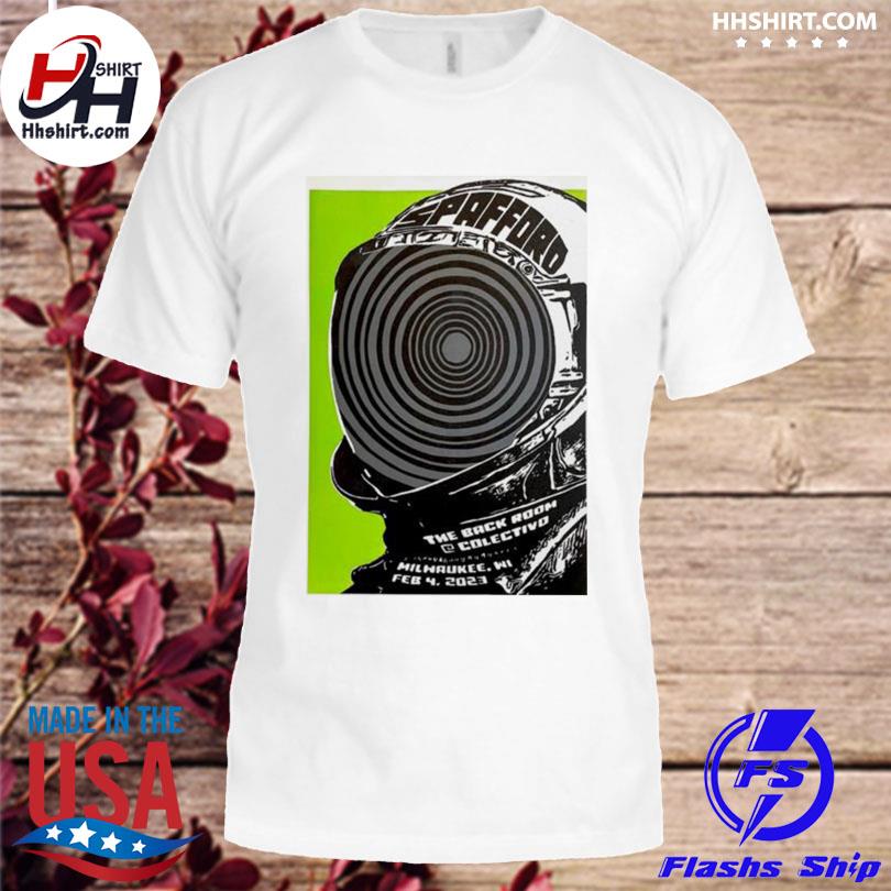 Spafford milwaukee 2023 the back room & colectivo february 4th shirt