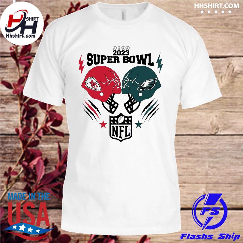 Super Bowl 2023 Philadelphia Eagles Kansas City Chiefs Shirt - Shirt Low  Price