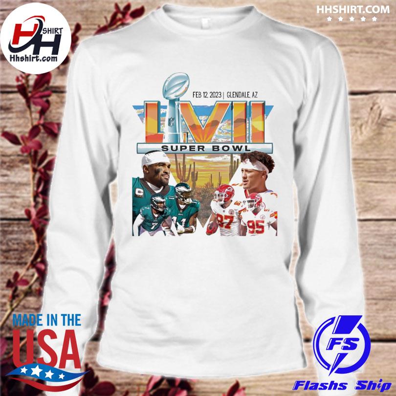 Super Bowl 2023 Vintage Philadelphia Eagles Vs Chiefs T-shirt