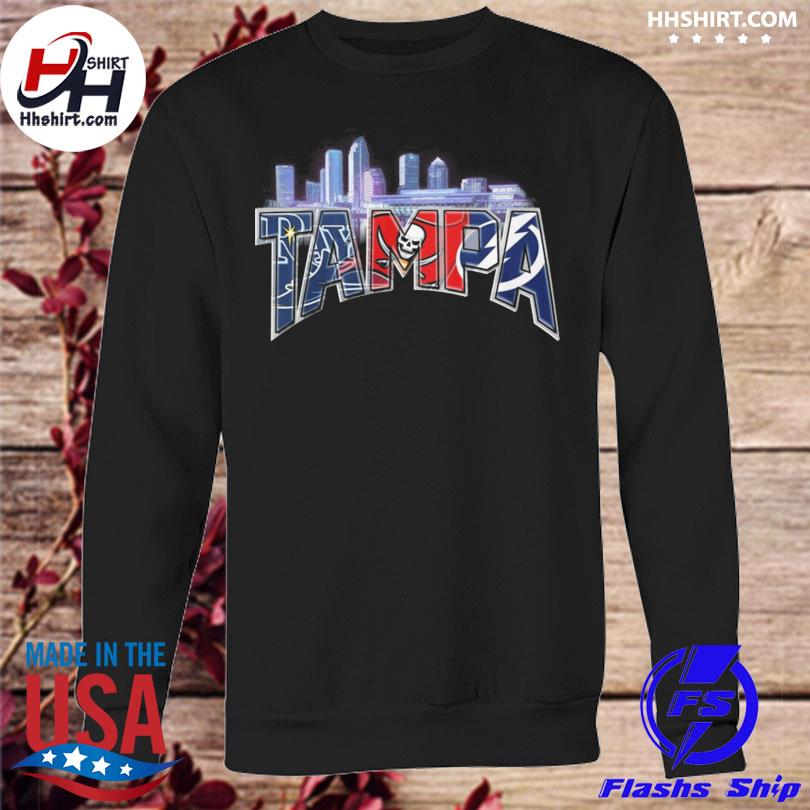 Official Tampa Bay Buccaneers Tampa Bay Lightning Tampa Bay Rays 2023 logo  shirt, hoodie, longsleeve, sweatshirt, v-neck tee