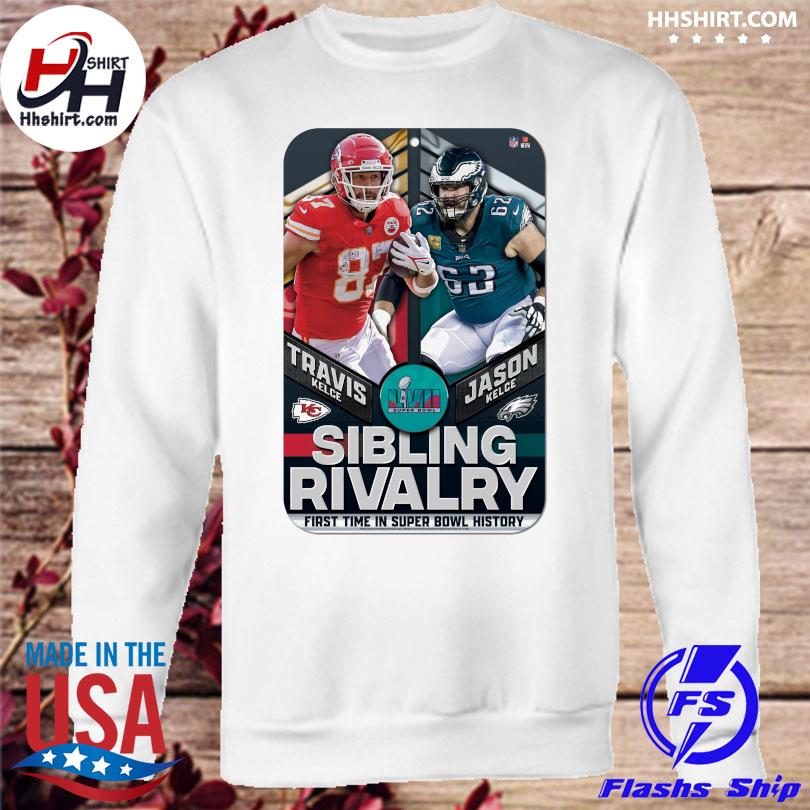 Travis Kelce Vs Jason Kelce Sibling Rivalry shirt, hoodie, longsleeve tee,  sweater