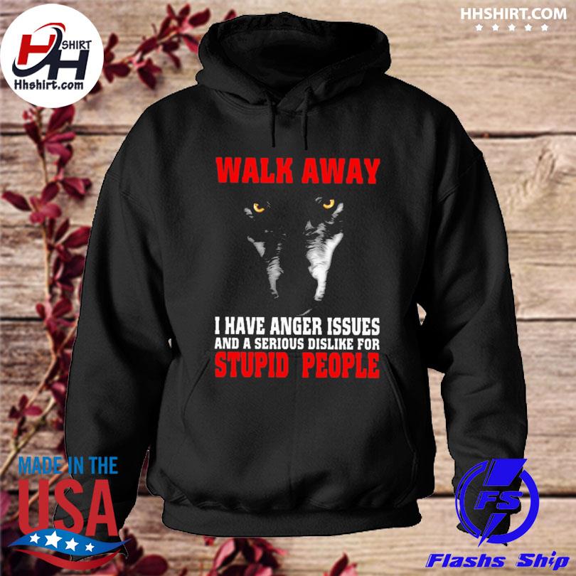 Walk Away I Have Anger Issues For Steelers Haters Skull Men T-Shirt