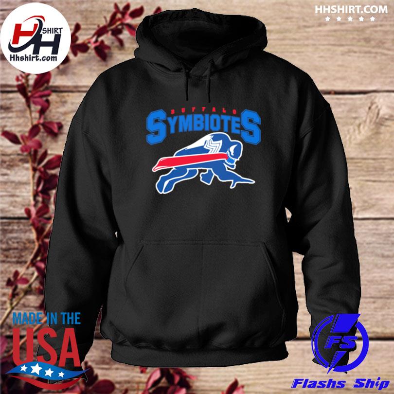 Buffalo symbiotes bills merchandise nfl parody football shirt, hoodie,  sweater, long sleeve and tank top