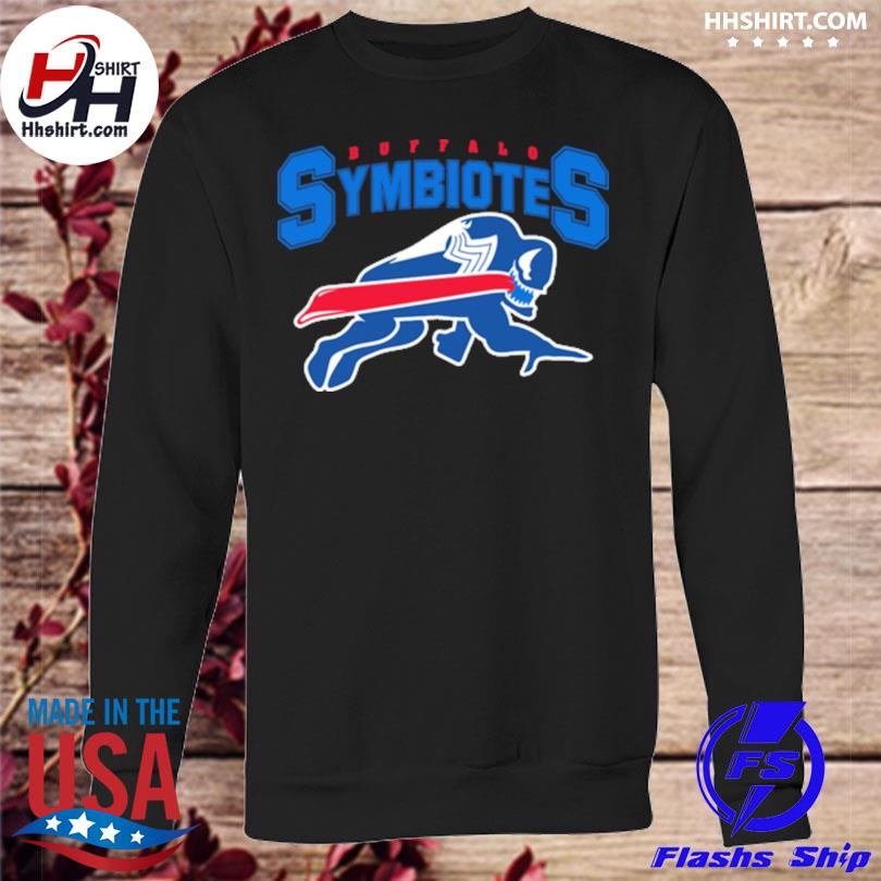 Buffalo symbiotes bills merchandise nfl parody football shirt, hoodie,  sweater, long sleeve and tank top