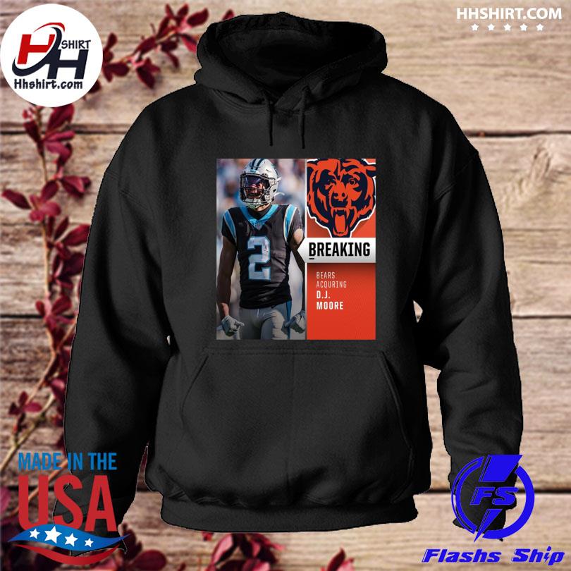 DJ Moore Chicago Bears retro shirt, hoodie, sweater, long sleeve and tank  top