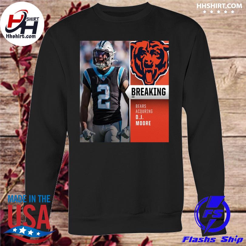 DJ Moore Chicago Bears retro shirt, hoodie, sweater, long sleeve and tank  top