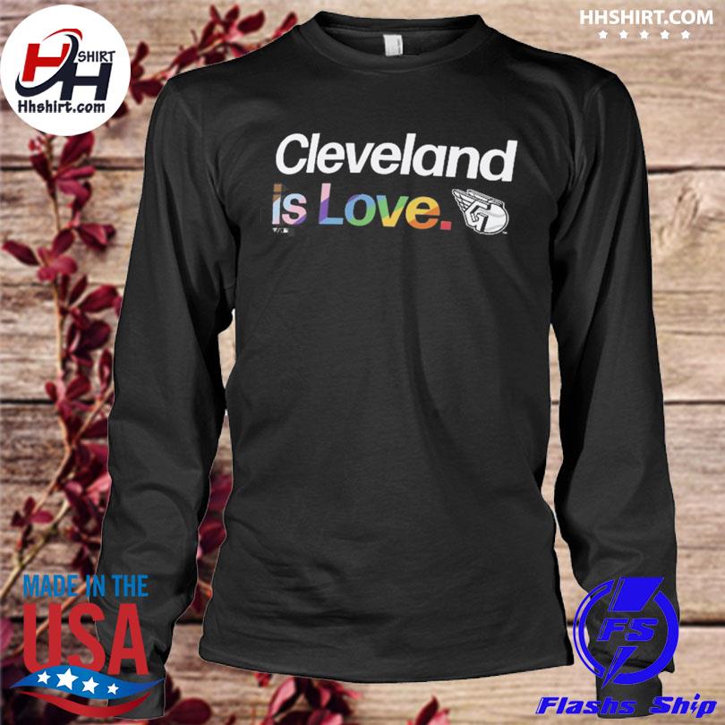 Cleveland Guardians is love pirates black city pride shirt, hoodie