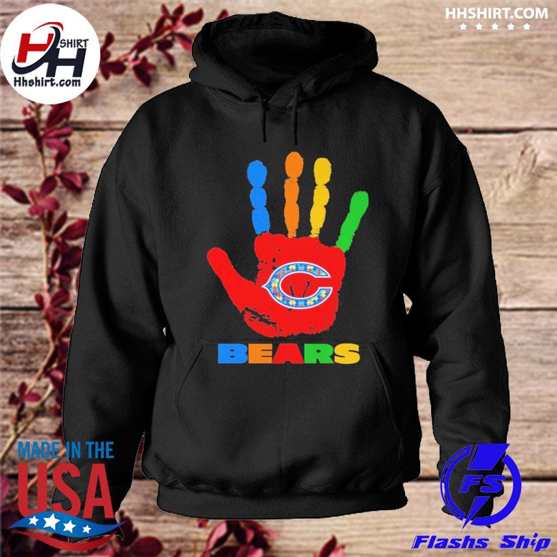 Hand chicago bears hand autism 2023 Shirt, hoodie, longsleeve, sweater