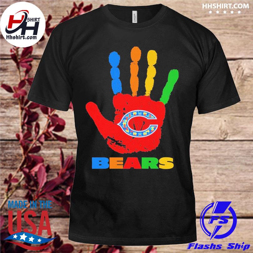 Hand chicago bears hand autism 2023 Shirt, hoodie, longsleeve, sweater