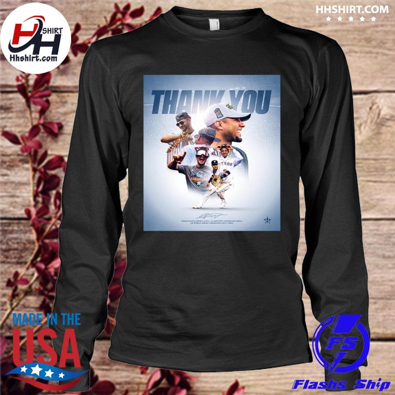 Houston Astros Mlb Team Thank You Yuli Gurriel T-shirt,Sweater, Hoodie, And  Long Sleeved, Ladies, Tank Top