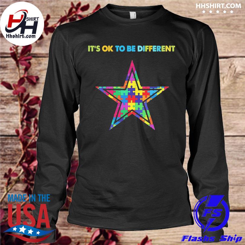 It's ok to be different autism awareness Dallas Cowboys 2023 shirt