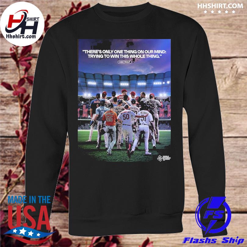 Mike Trout Team USA Quote In 2023 World Baseball Classic Unisex T-Shirt -  REVER LAVIE