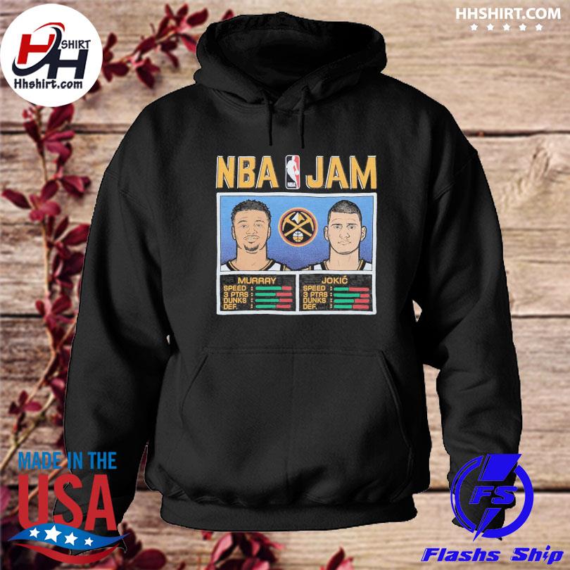 Nikola Jokic and Jamal Murray Denver Nuggets NBA Jam shirt