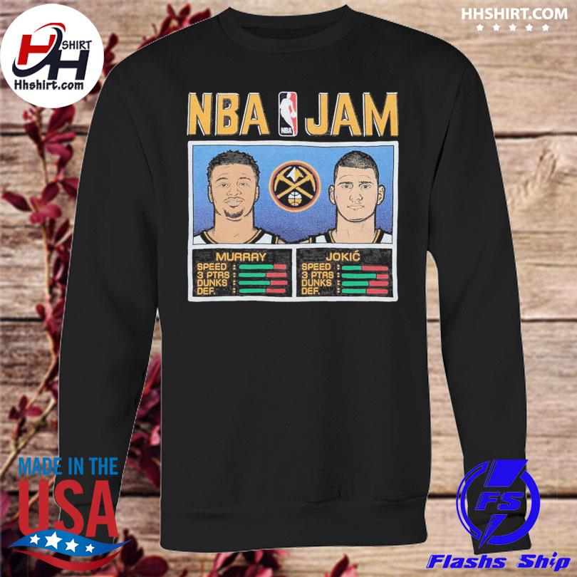 NBA Jam Jokic and Jamal Denver Nuggets shirt, hoodie, sweater and v-neck t- shirt