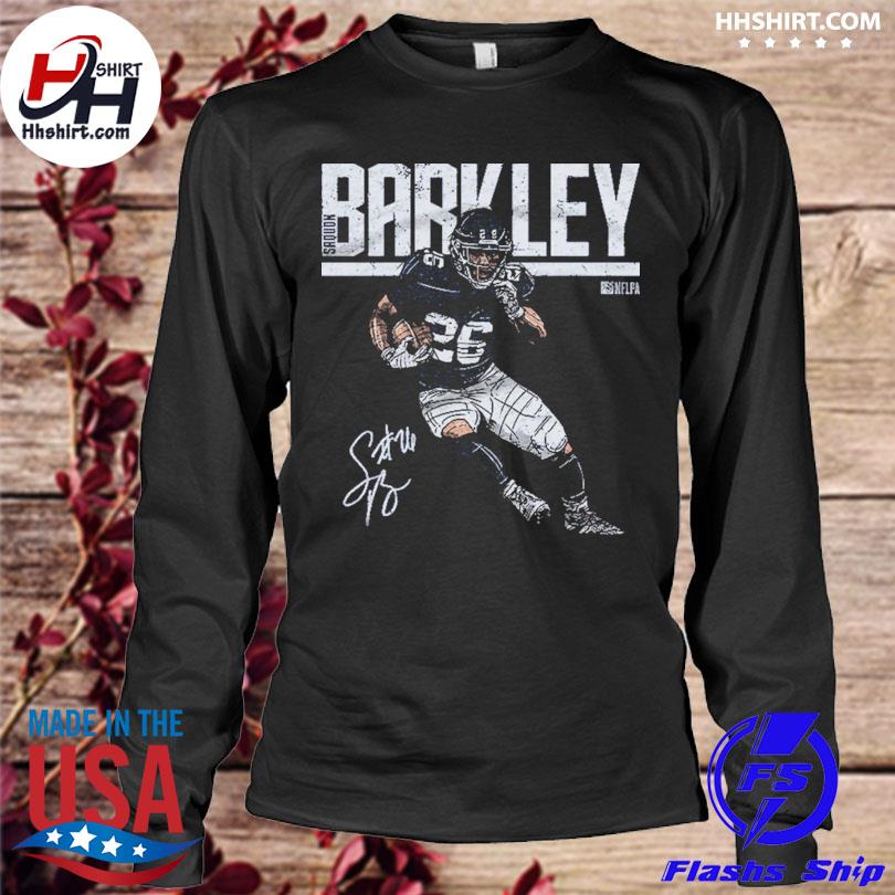 Vintage Saquon Barkley signature shirt, hoodie, sweater and long sleeve