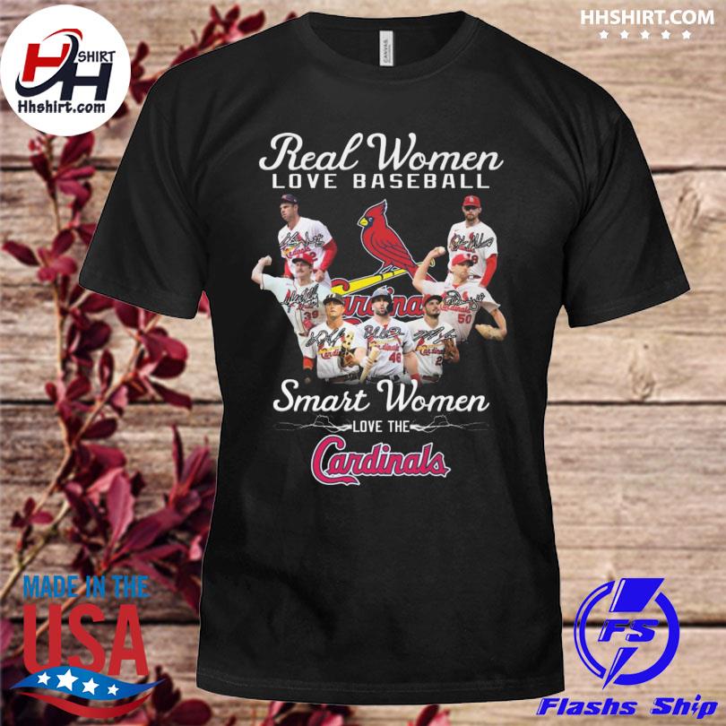 Official 2023 Real Women Love Baseball Smart Women Love The St. Louis  Cardinals Shirt, hoodie, sweater, long sleeve and tank top