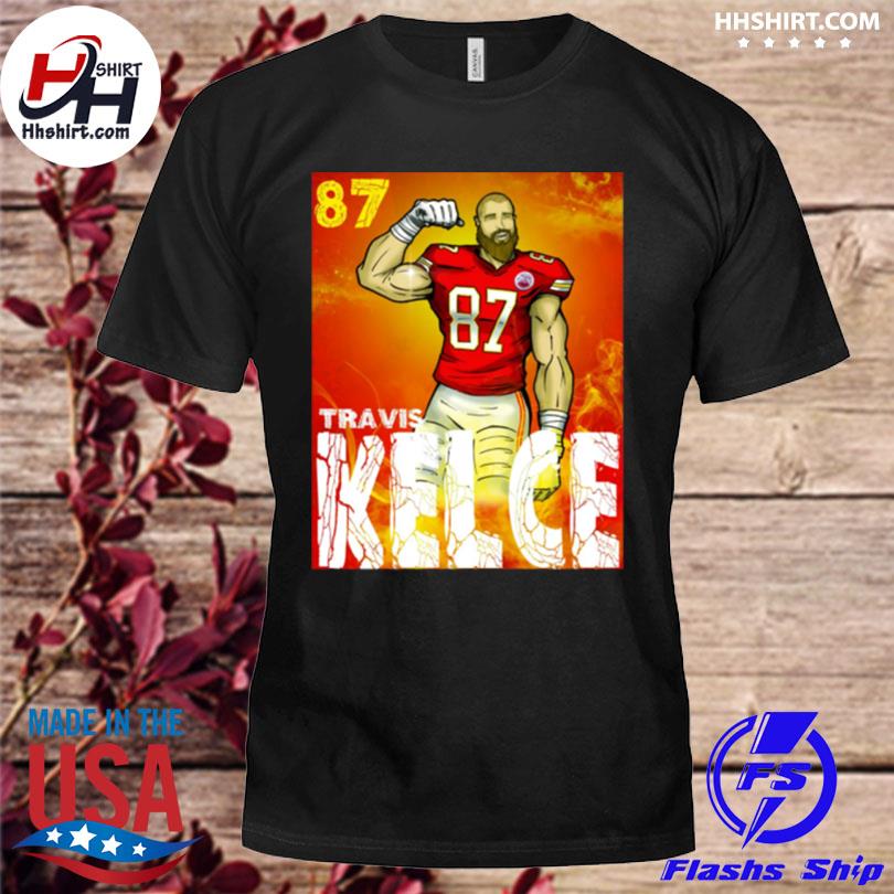 Travis kelce Kansas city sports Chiefs football graphic fan shirt