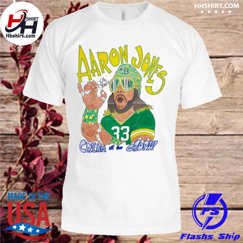 Aaron jones 33 cream of the crop 2023 shirt, hoodie, sweater, long