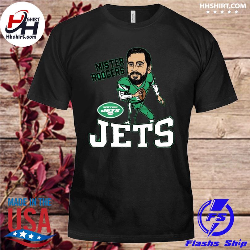 Aaron Rodgers New York Jets caricature shirt t-shirt by To-Tee