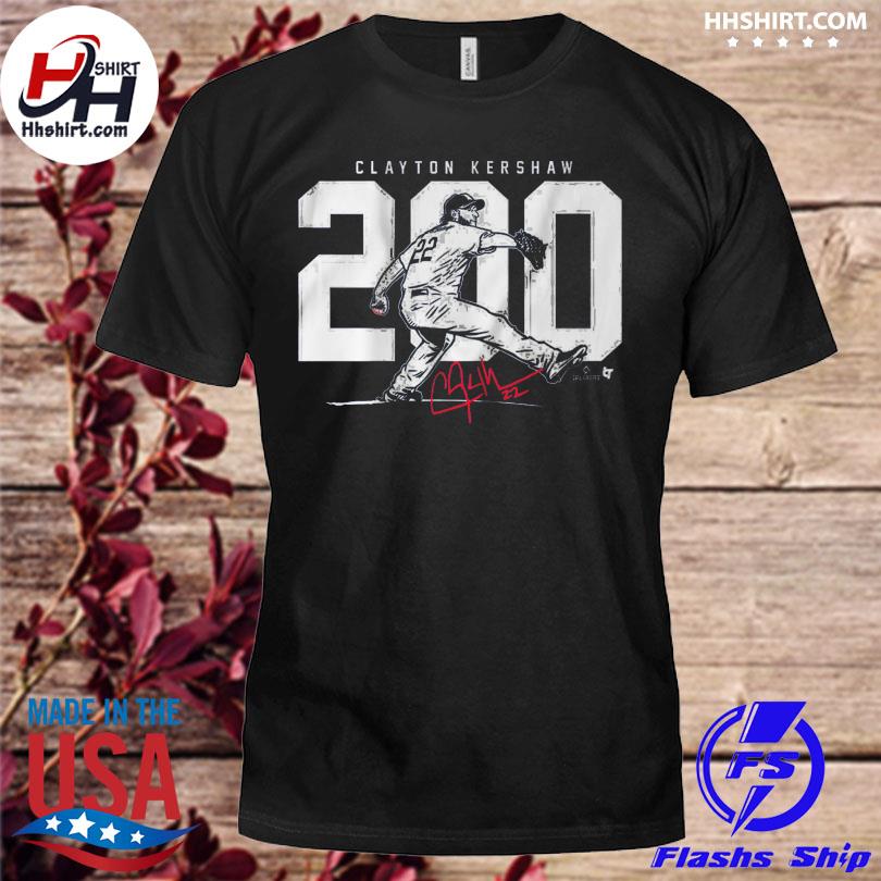 Clayton Kershaw 200 signature series shirt, hoodie, sweater, long sleeve  and tank top