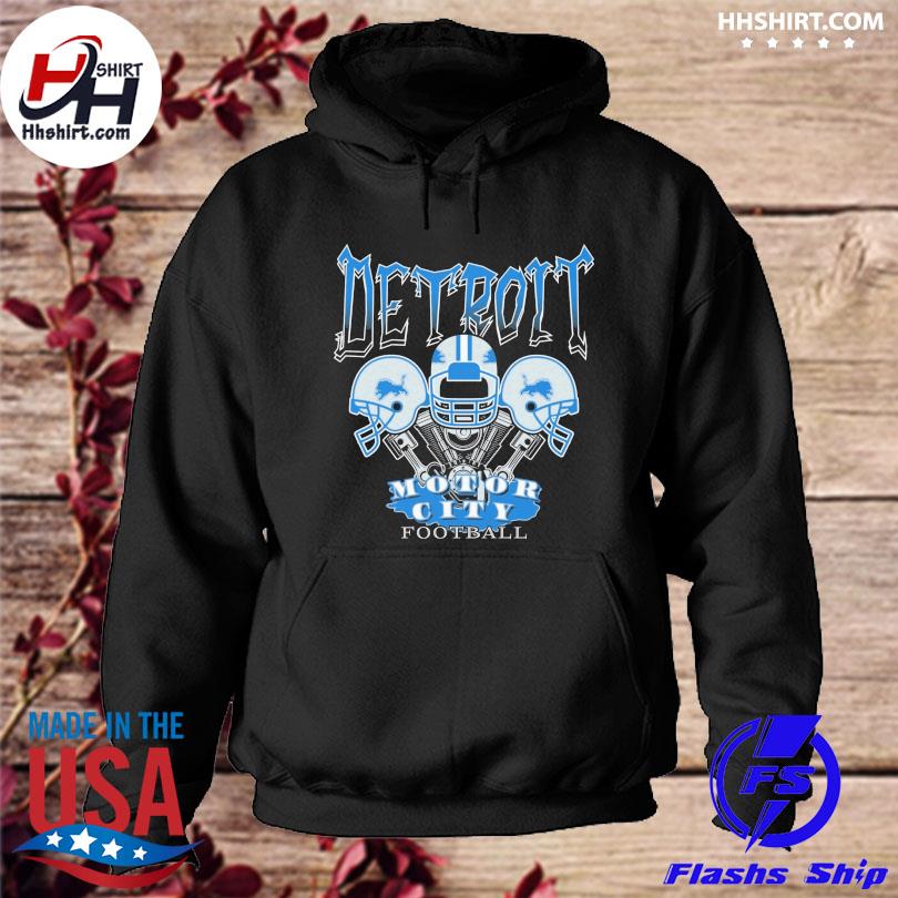 Detroit Lions Motor City Football Helmet Shirt, hoodie, longsleeve