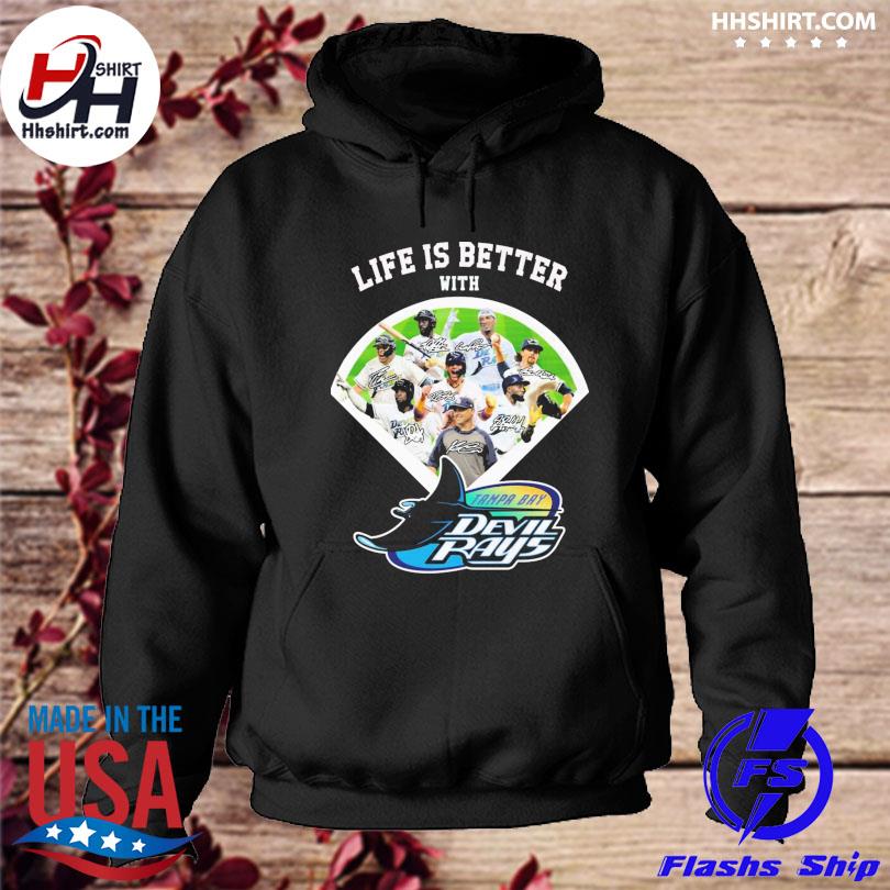 Life Is Better With Tampa Bay Devilrays Signatures Shirt, hoodie