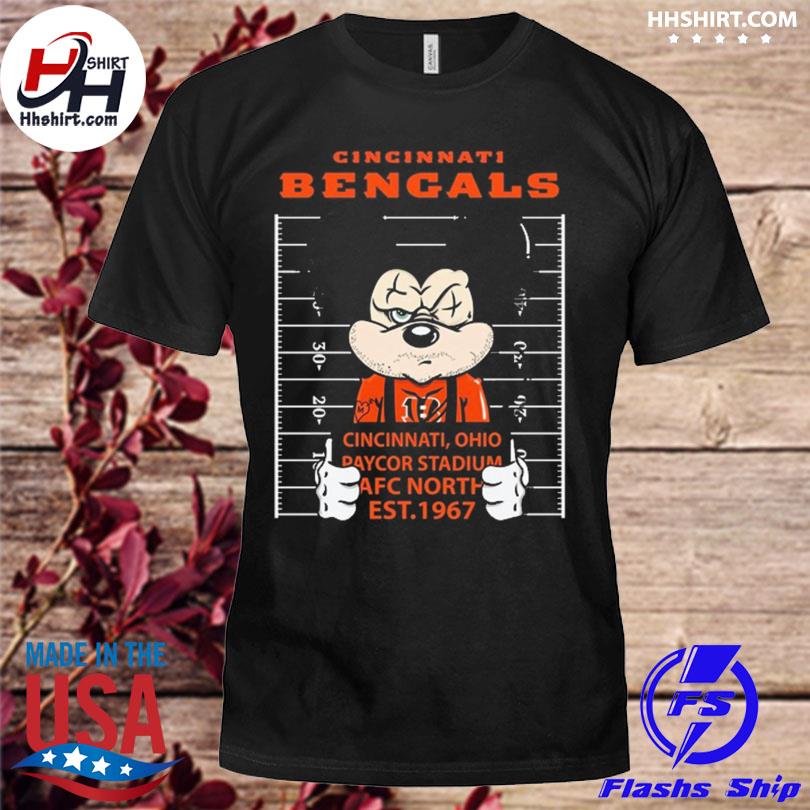 Cincinnati Bengals Mickey Mouse Cincinnati Ohio Paycor Stadium Afc North  Est 1967 Shirt, hoodie, sweater, long sleeve and tank top