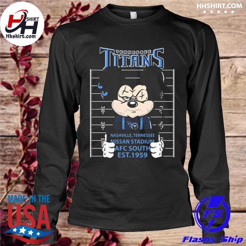 Mickey Mouse Playing American Football Titans Est. 1959 Tennessee