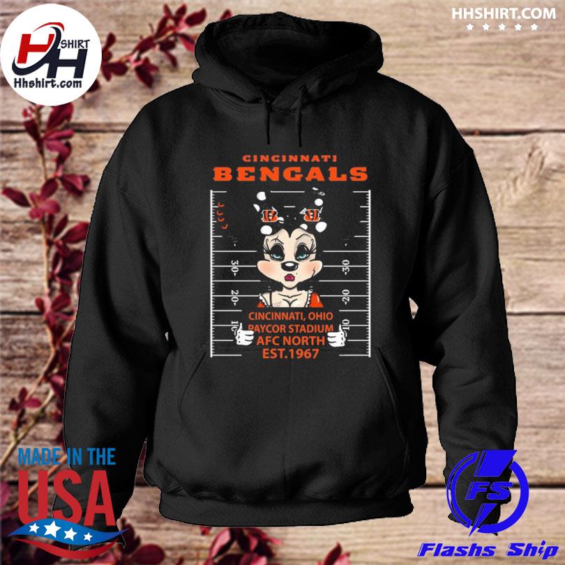 Cincinnati Bengals Minnie Mouse Cincinnati Ohio Paycor Stadium Afc North  Est 1967 Shirt, hoodie, sweater, long sleeve and tank top