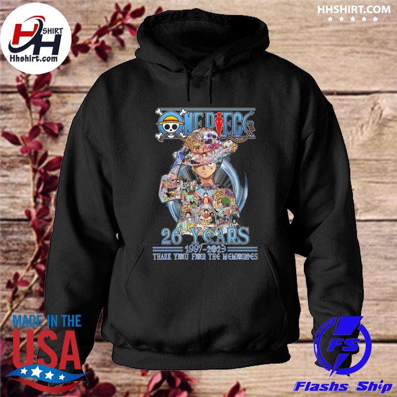 One Piece 26 years 1997 2023 thank you for the memories s hoodie
